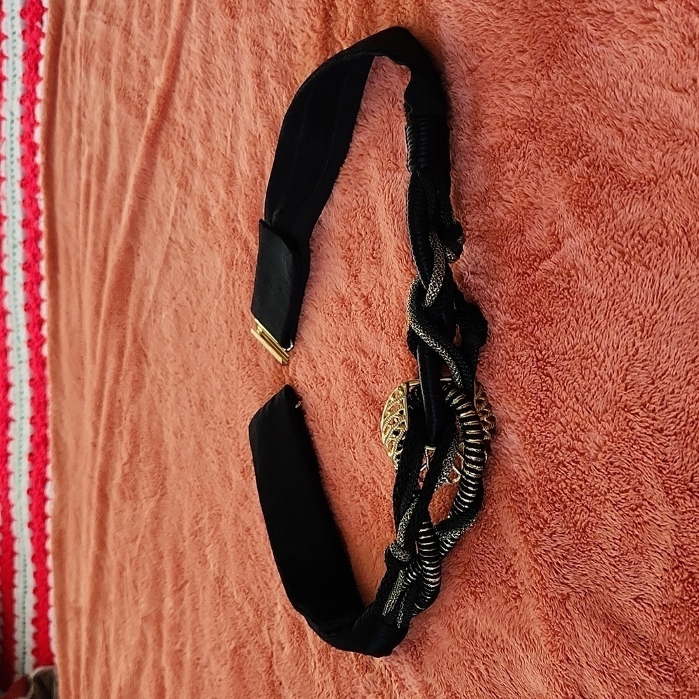 Statement Black Rope Style adjustable Women's Belt